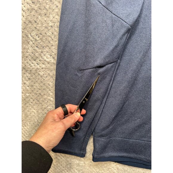 Under Armour ColdGear Navy Golf Pullover Medium Sweater Performance Top - Picture 4 of 10